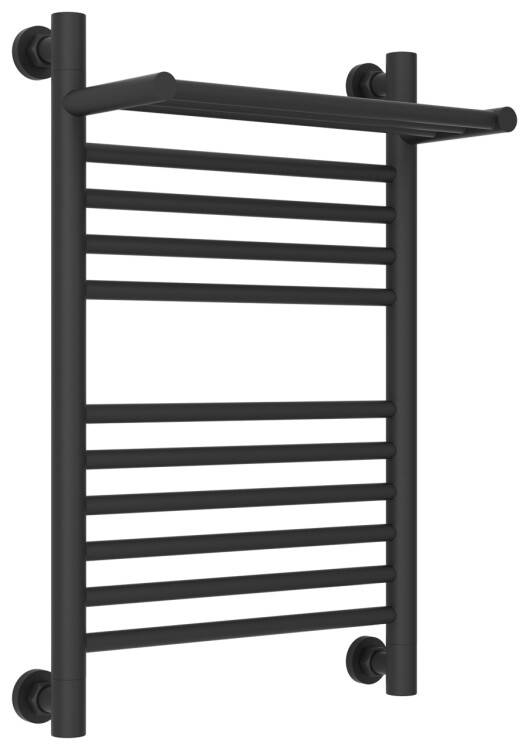 Полотенцесушитель водяной Сунержа Богема с 1 полкой 400х600 мм тёмный титан муар 15-0223-6040