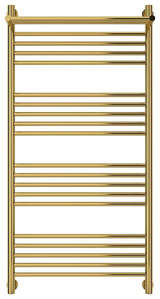 Полотенцесушитель водяной Сунержа Богема+ с 1 полкой 600x1200 мм золото 03-0223-1260