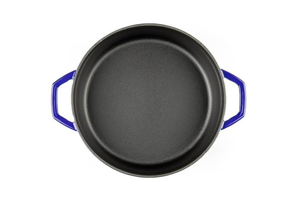 Кастрюля низкая Hascevher Esila 28 см Parliament Blue A891328