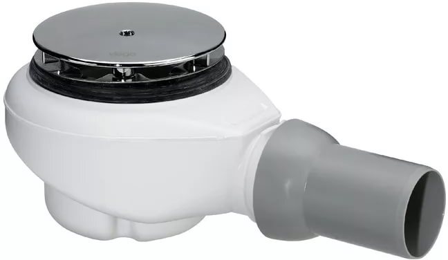 Сифон для душевого поддона Viega Tempoplex Plus 90 мм горизонтальный выпуск хром 578916