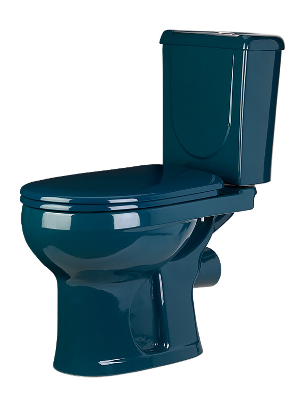 Унитаз-компакт Santeri Ирида Стандарт зеленый горизонтальный выпуск 40325110402