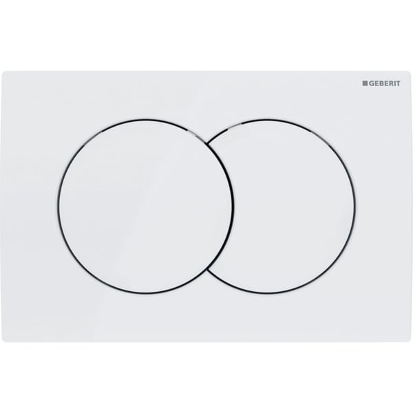 Смывная клавиша Geberit Delta01 для двойного смыва альпийский белый 115.107.11.1
