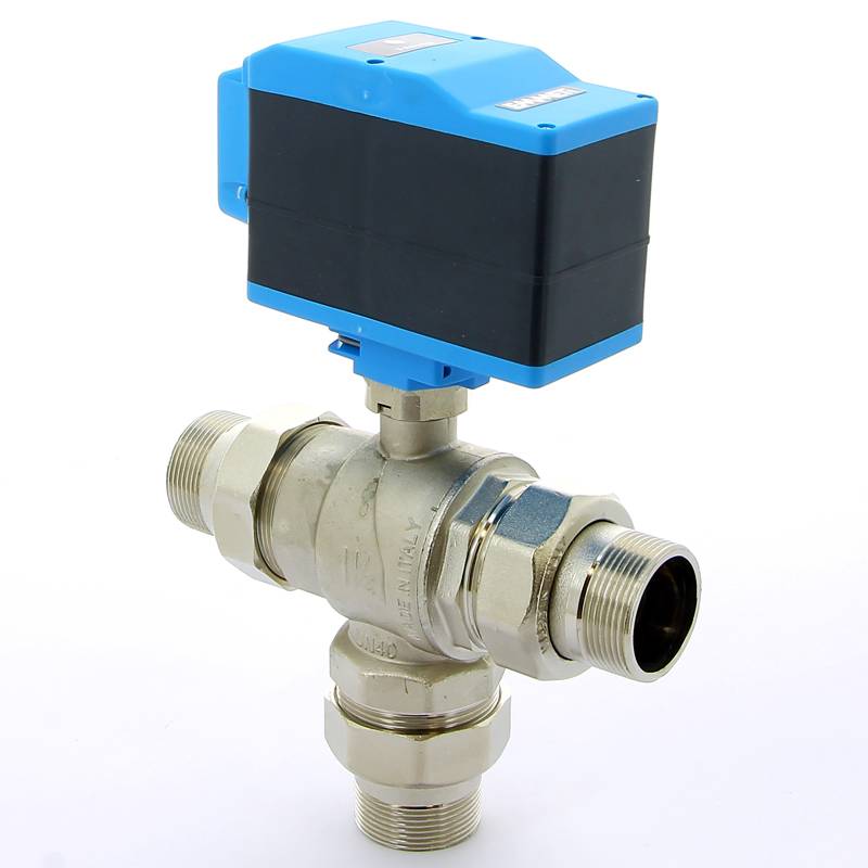 Кран шаровой трехходовой Emmeti MODULO PLUS с сервоприводом 1 1/2 НН 01425712