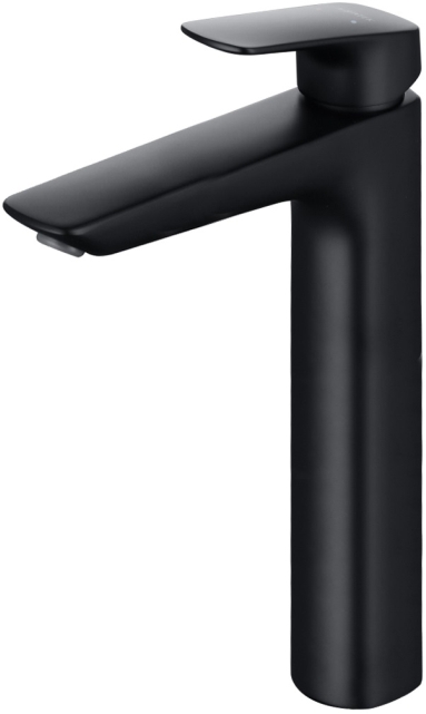 Смеситель для раковины Aquanet Вега высокий черный матовый AQ1004MB