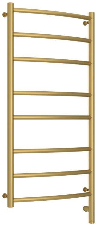 Полотенцесушитель электрический Сунержа Галант 3.0 1000x500 мм МЭМ нижнее справа золото матовое 03258011050