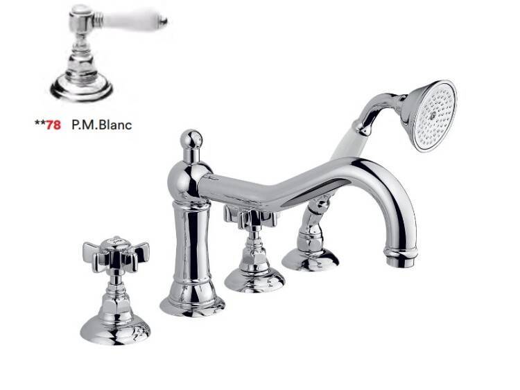 Смеситель для ванны и душа Nicolazzi Petit Mont Blanc хром 1449CR78