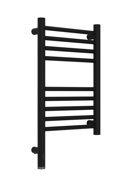 Полотенцесушитель электрический Сунержа Богема 3.1 прямая 500x300 мм МЭМ нижнее слева черный матовый 3160045030