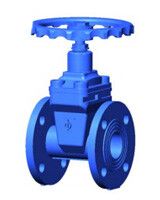 Задвижка чугунная Tecofi с обрезиненным клином F4 DN150 PN25 VOC4251C00EP0150