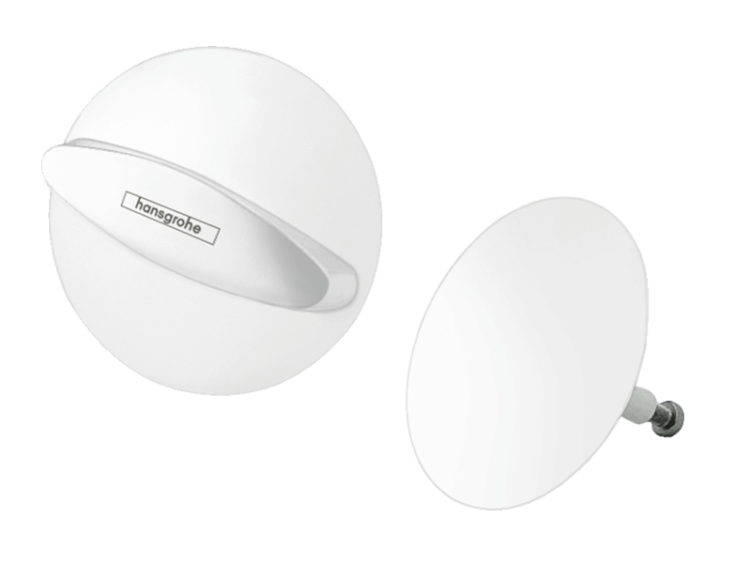 Крышка слива-перелива Hansgrohe Flexaplus белый матовый 58185700