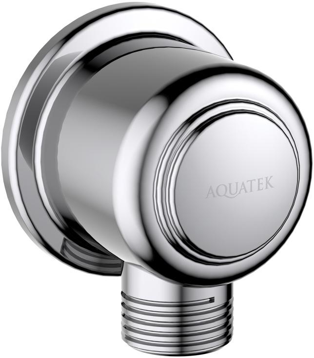 Шланговое подсоединение Aquatek КЛАССИК хром AQ2461CR