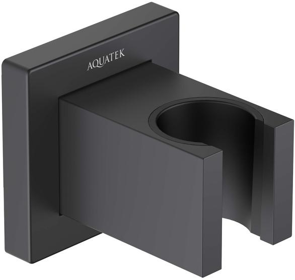 Держатель ручного душа Aquanet матовый черный AQ2401MB
