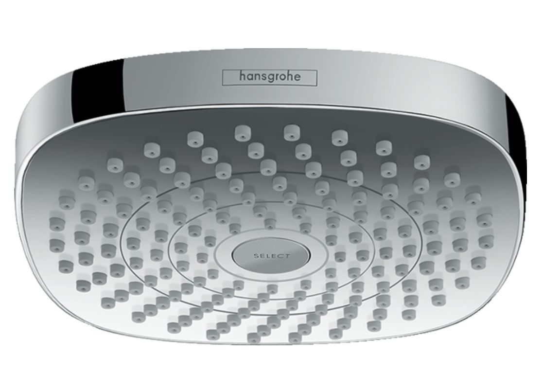 Верхний душ Hansgrohe Croma Select E 187x187 мм 2 режима цвет хром/белый 26528400