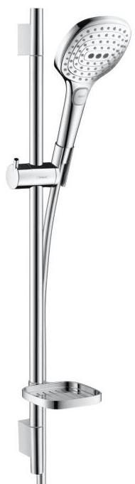 Душевой гарнитур hansgrohe Raindance Select E 120 3jet штанга 65 см белый/хром 26620400