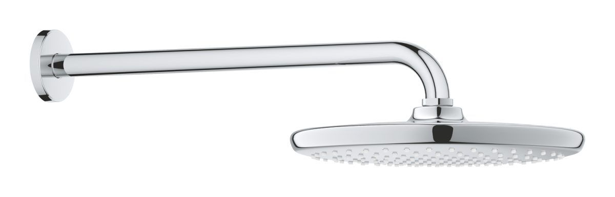 Верхний душ GROHE Tempesta 250 с кронштейном 380 мм хром 26663000