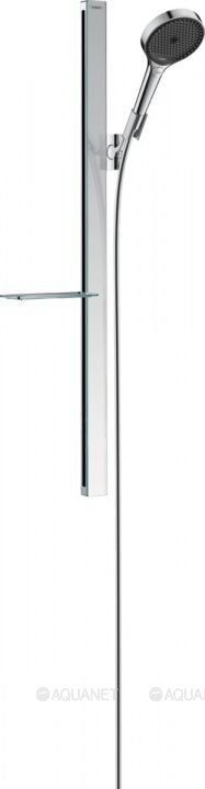 Душевой набор hansgrohe Rainfinity 130 3jet EcoSmart со штангой 90 см 27672000