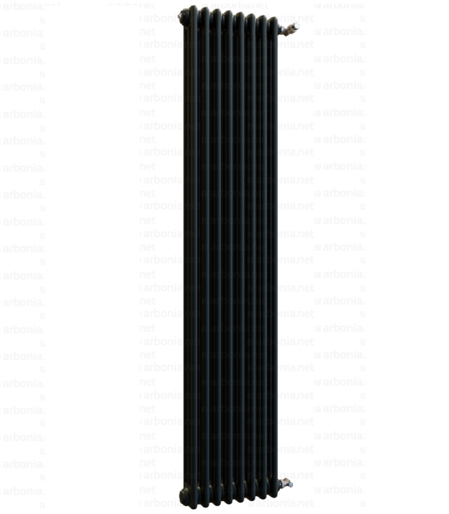 Радиатор трубчатый Kermi Decor-S 3180 10 секций 1800x450 мм боковое подключение RAL 9005 матовый 318010021234RAL9005MTKLK