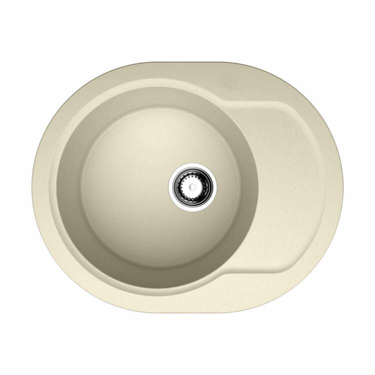 Кухонная мойка OMOIKIRI Manmaru 620x500 мм Ваниль 4993349