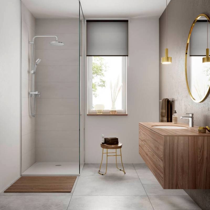 Смеситель для душа hansgrohe Vernis Blend внешнего монтажа матовый черный 71640670