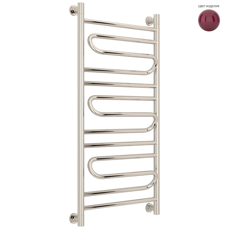 Полотенцесушитель водяной Сунержа Элегия 550x1062 мм RAL 4004 4004-0205-1050