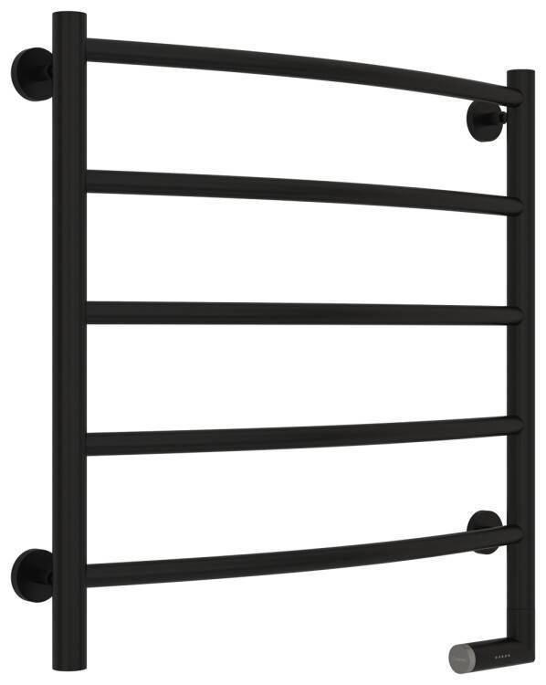 Полотенцесушитель электрический Сунержа Галант 2.0 600x600 мм МЭМ справа черный матовый 3152016060