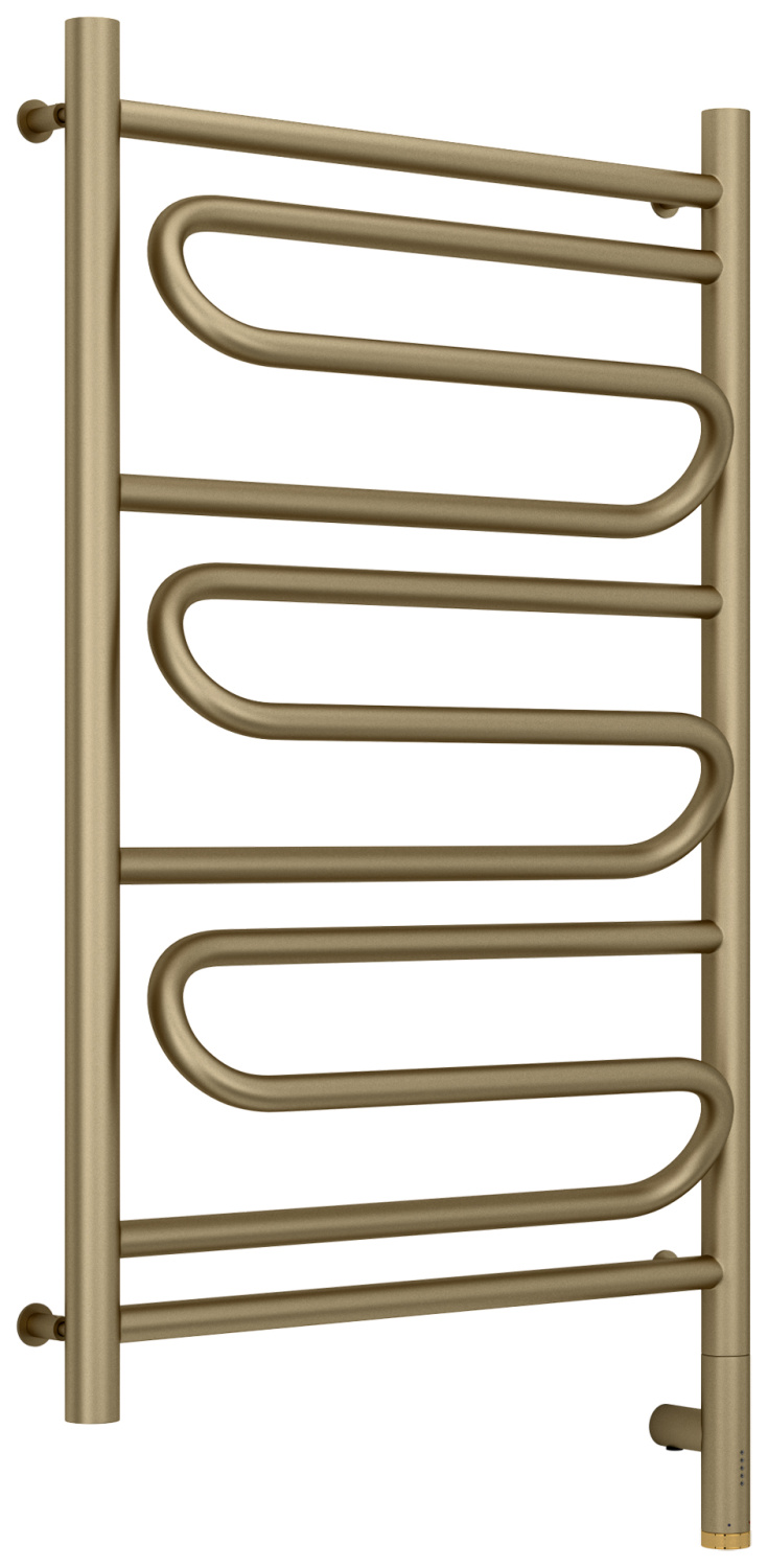 Полотенцесушитель электрический Сунержа Элегия 3.0 532x924 мм правый золотой шёлк матовый 32-5819-8050