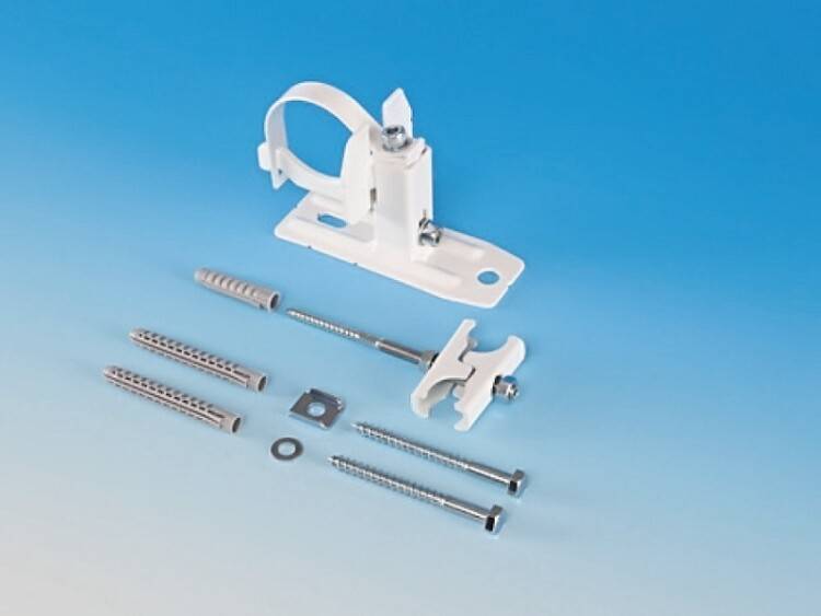 Кронштейн регулируемый Zehnder WA=30-40 мм RAL 9016 ZB0245 0001