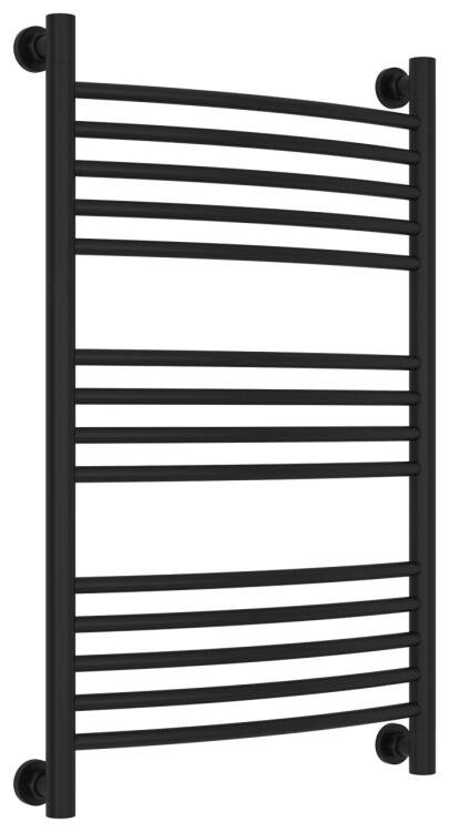 Полотенцесушитель водяной Сунержа Богема выгнутая 800x500 мм черный матовый 31-0221-8050