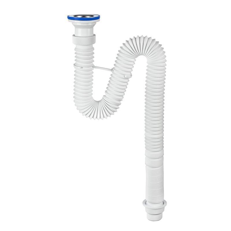 Сифон гофрированный Wirquin Элит 1 1/2 х 40/50 мм чашка 70 мм 1200 мм 30980632