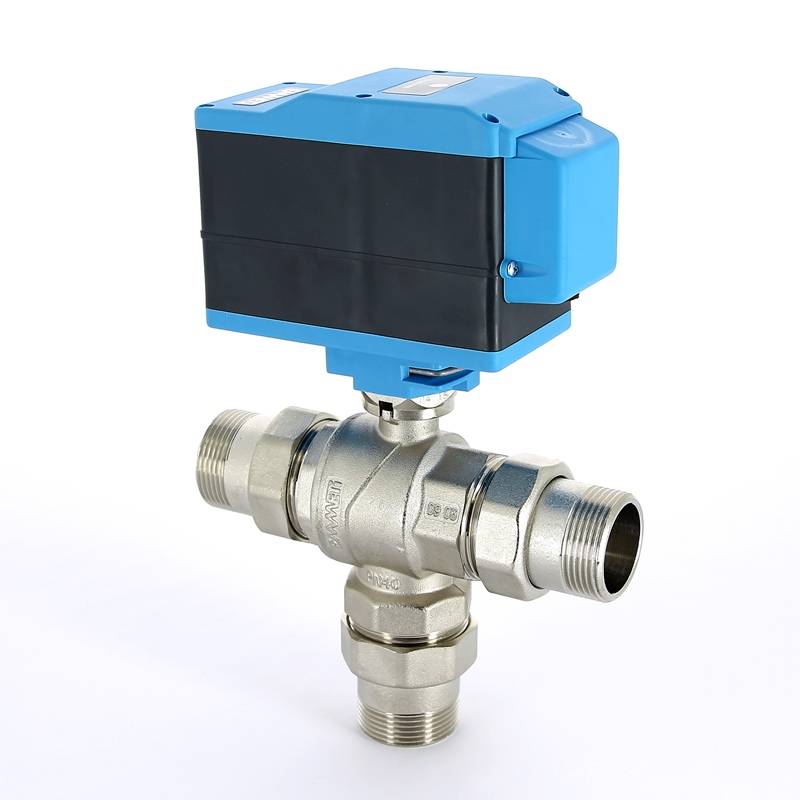 Кран шаровой трехходовой Emmeti MODULO PLUS с сервоприводом 1 1/4 НН 01425710