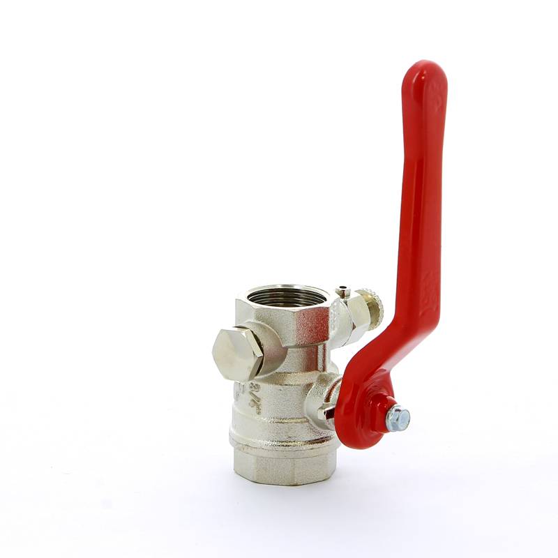 Кран шаровой Itap Ideal ВВ с заглушкой и дренажным вентилем рычаг 3/4 1150034