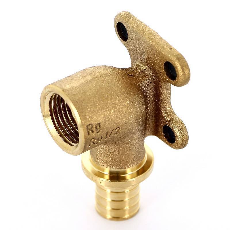 Водорозетка надвижная REHAU RAUTITAN RX 20x1/2 ВР бронза квадратный фланец 366111