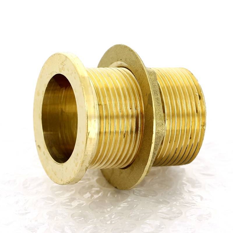 Выпуск резервуарный Tiemme 1 1/4 НР с фланцем и контргайкой без заглушки 1500231