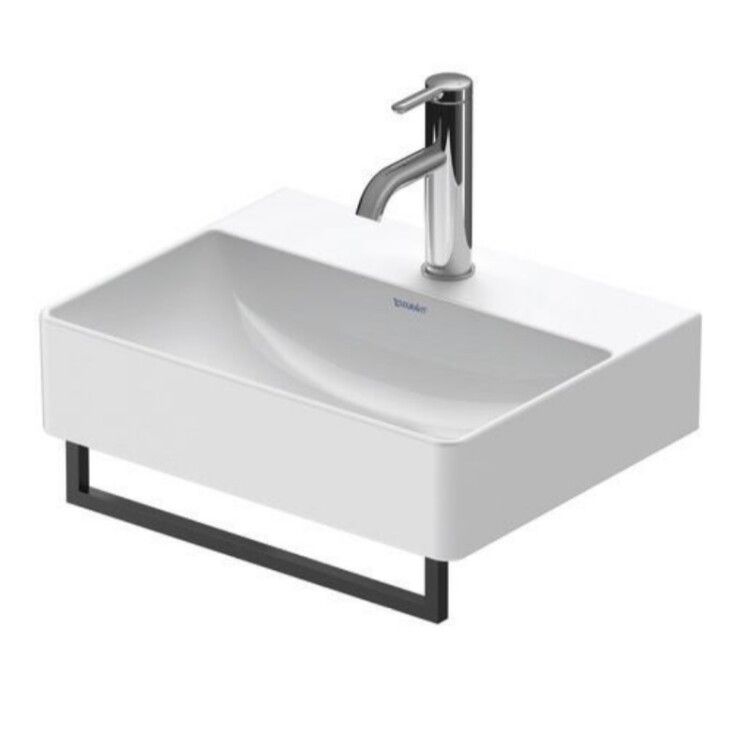 Полотенцедержатель Duravit для раковины 399 мм черный матовый 0031224600