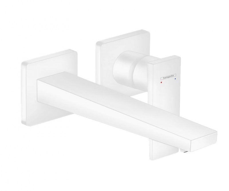 Смеситель для раковины Hansgrohe Metropol скрытого монтажа матовый белый 32526700
