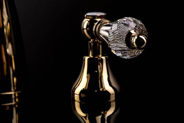 Смеситель для раковины встраиваемый Boheme Imperiale Ripresa золото глянцевое 327