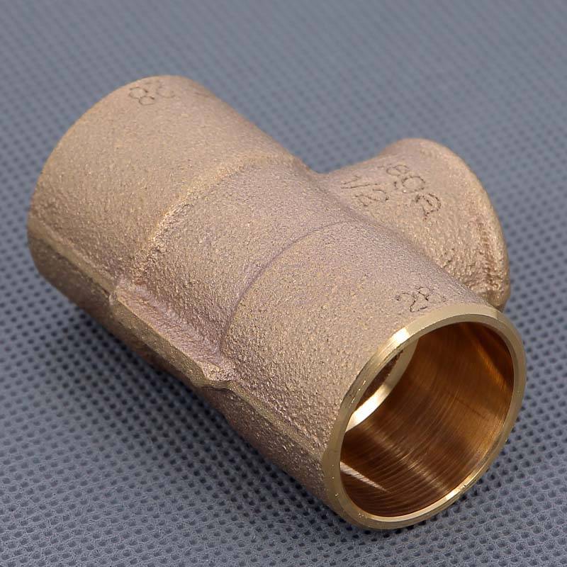 Тройник бронзовый под пайку Viega 28х1/2 ВР 103453