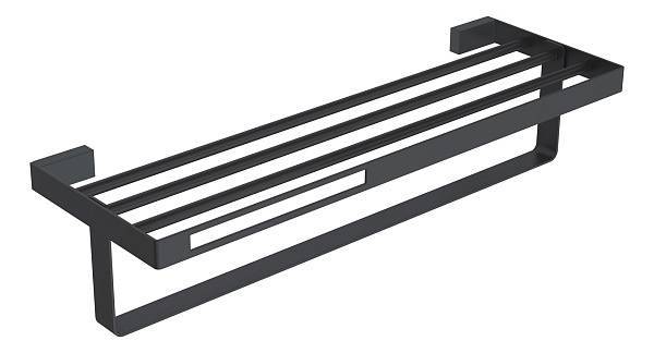 Полка для полотенец Boheme Q подвесная черный 10947-B