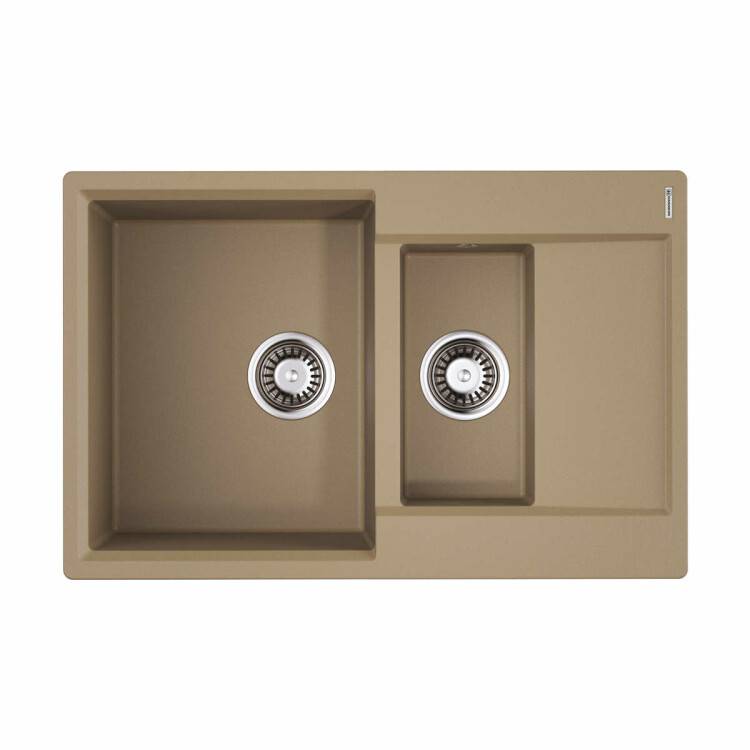 Кухонная мойка OMOIKIRI Daisen 780x510 мм 2 чаши карамель 4993331