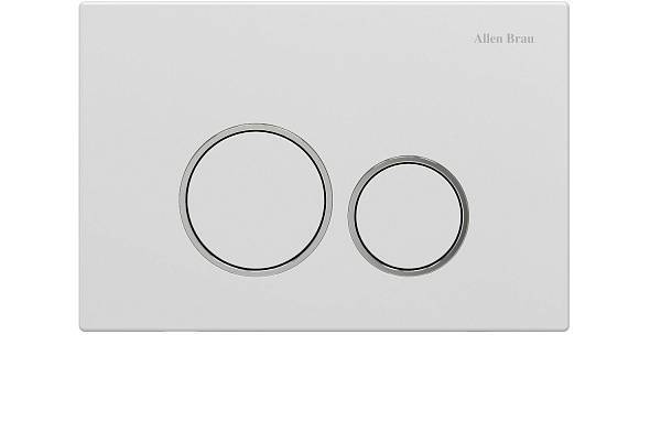 Клавиша смыва Allen Brau Priority 24,5x16,5 см белый 9.20001.20