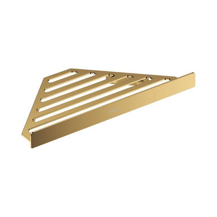 Полка для ванной угловая Hansgrohe AddStoris 305x148x26 мм полированное золото 41741990