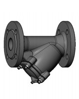 Фильтр сетчатый наклонный фланцевый Hogart DN200 PN25/40 сталь F52400200