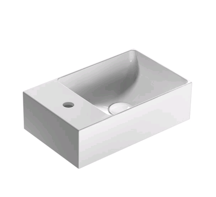 Раковина подвесная Globo Le Lastre 400х250х120 мм белая B6R41BI