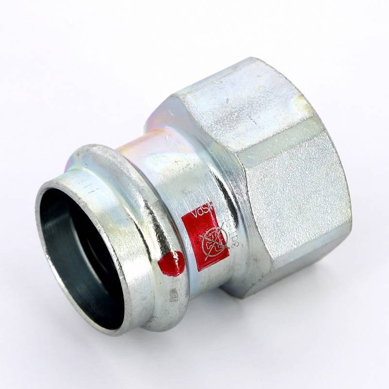 Муфта переходная пресс-В Viega Prestabo 28х1 оцинкованная сталь 559120