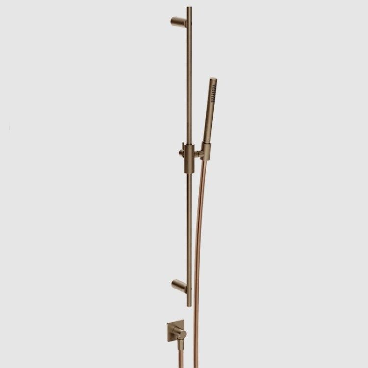 Душевой гарнитур Gessi Incastri штанга 900 мм Coffee Bronze Brushed PVD 75040761