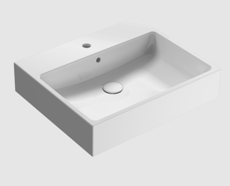 Раковина подвесная Globo I Classici 600х500х140 мм белая SCQ62BI