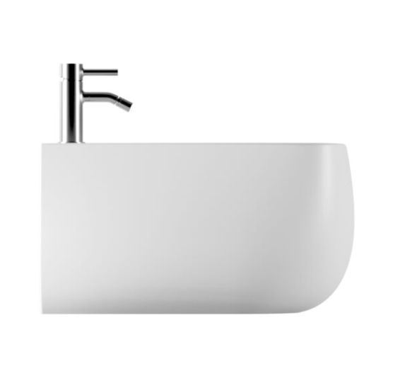 Биде подвесное Ceramica Alice NUR 550x450x305 мм белый матовый 33130109