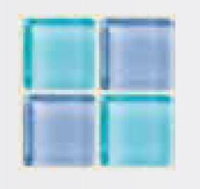 Вставка декоративная Zehnder Blues Twos en Grout ZDECIBTEG