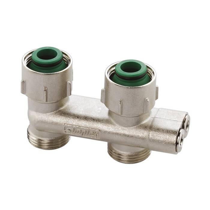 Узел подключения перекрестный Simplex D2/50 прямой 3/4 ВР х 3/4 НР SX 10078