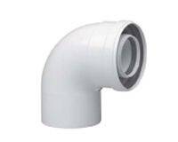 Отвод коаксиальный BAXI 90° 80/125 мм KHG71408871