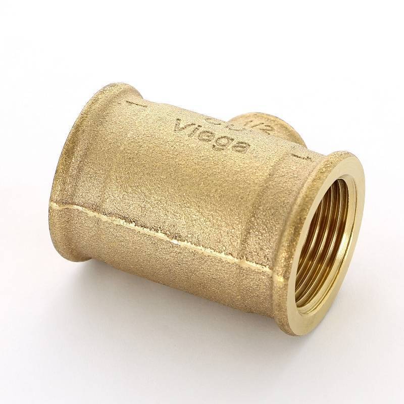 Тройник бронзовый Viega 1x1/2x1 ВР 362515